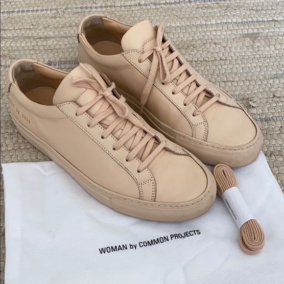 Common Projects Shoes - Common Projects Original Achilles Low Nude